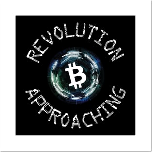 Crypto Revolution Approaching Posters and Art